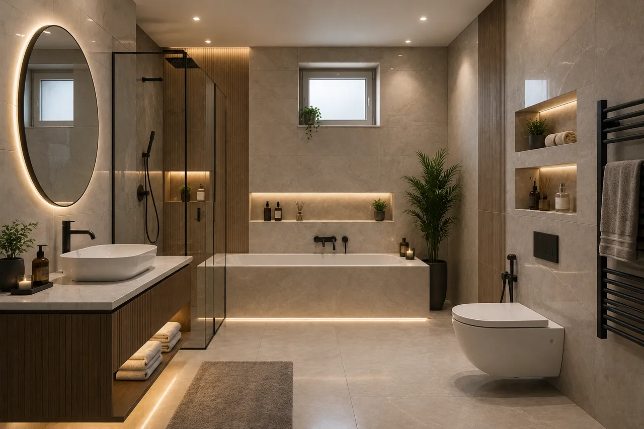 Bathrooms — after