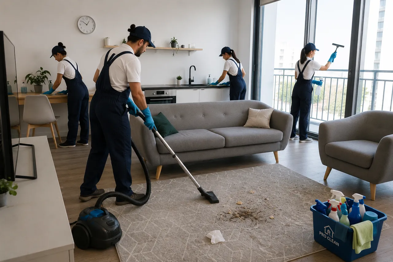 Cleaning — in progress